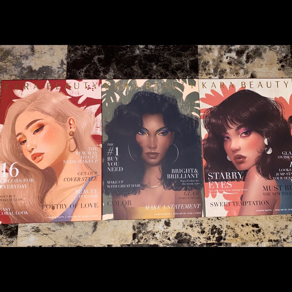 Kara makeup palette magazine bundle